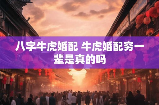 八字牛虎婚配 牛虎婚配穷一辈是真的吗
