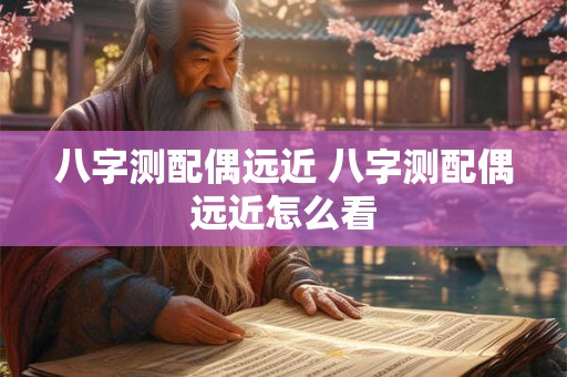 八字测配偶远近 八字测配偶远近怎么看