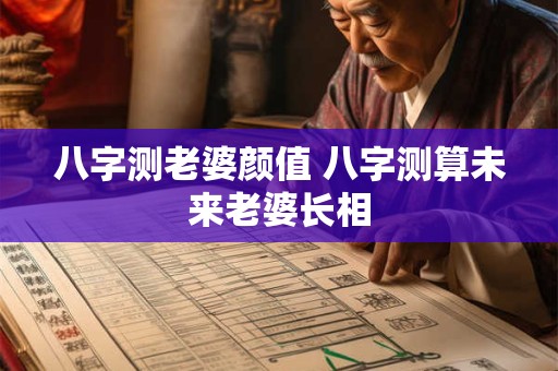 八字测老婆颜值 八字测算未来老婆长相