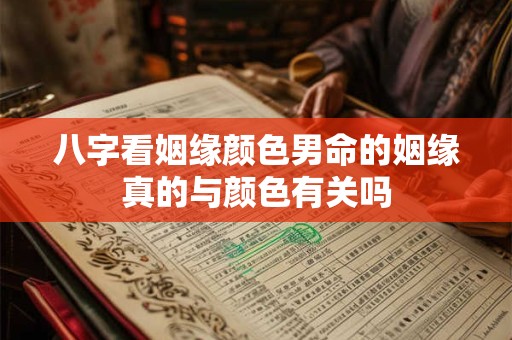详细阅读:八字看姻缘颜色男命的姻缘真的与颜色有关吗 八字看姻缘颜色男命的姻缘真的与颜色有关吗