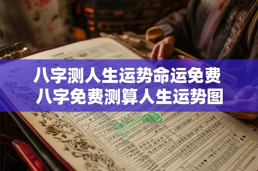 八字测人生运势命运免费 八字免费测算人生运势图