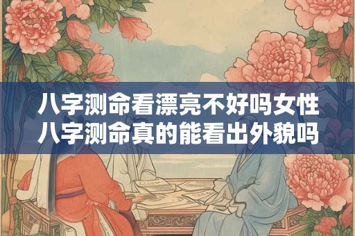 八字测命看漂亮不好吗女性八字测命真的能看出外貌吗 八字测命看漂亮不好吗女性八字测命真的能看出外貌吗