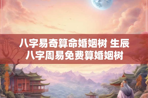 八字易奇算命婚姻树 生辰八字周易免费算婚姻树