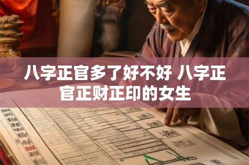 八字正官多了好不好 八字正官正财正印的女生