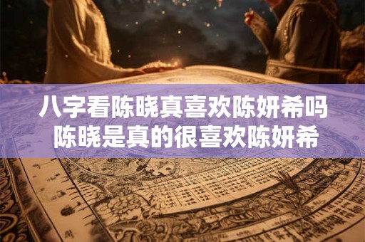 八字看陈晓真喜欢陈妍希吗 陈晓是真的很喜欢陈妍希