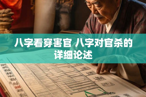 八字看穿害官 八字对官杀的详细论述