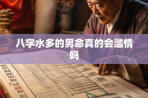 八字水多的男命真的会滥情吗