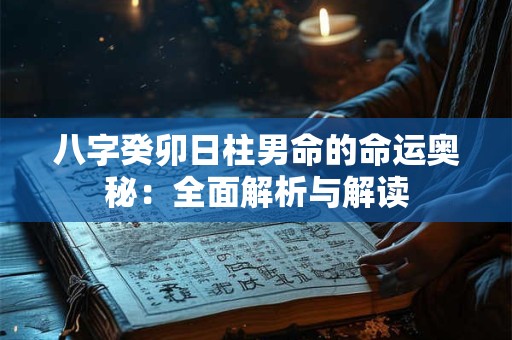 八字癸卯日柱男命的命运奥秘：全面解析与解读