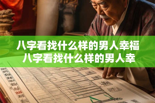 八字看找什么样的男人幸福 八字看找什么样的男人幸福最好