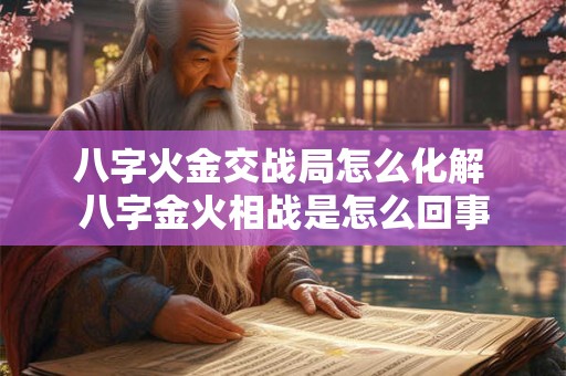八字火金交战局怎么化解 八字金火相战是怎么回事