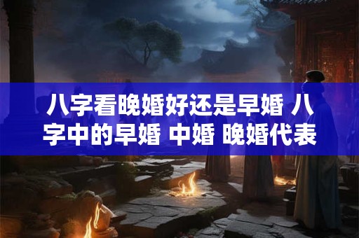 八字看晚婚好还是早婚 八字中的早婚 中婚 晚婚代表什么
