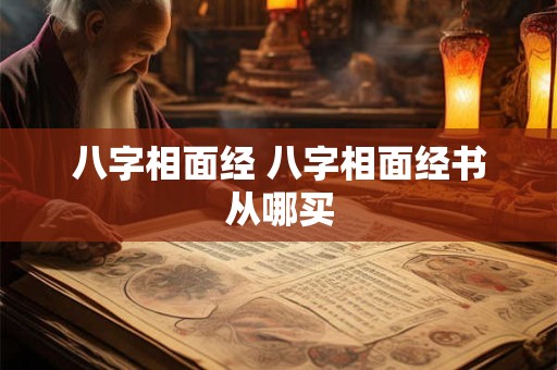 八字相面经 八字相面经书从哪买