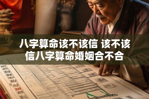 八字算命该不该信 该不该信八字算命婚姻合不合