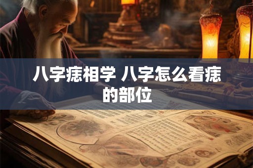 八字痣相学 八字怎么看痣的部位