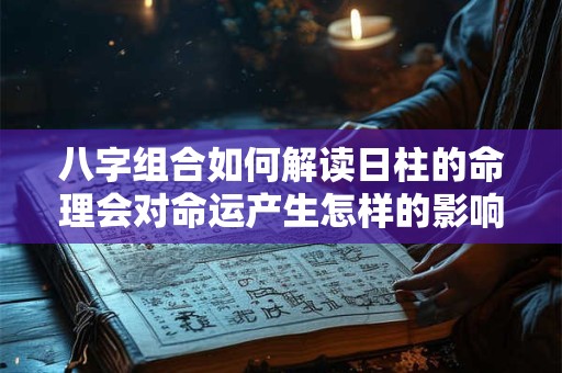 八字组合如何解读日柱的命理会对命运产生怎样的影响