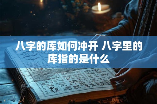 八字的库如何冲开 八字里的库指的是什么 八字的库如何冲开 八字里的库指的是什么