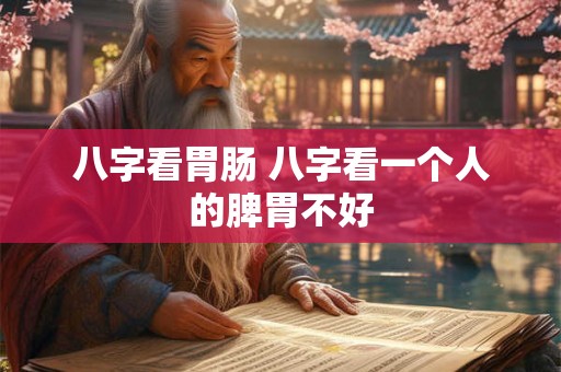 八字看胃肠 八字看一个人的脾胃不好