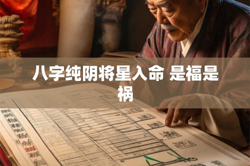 八字纯阴将星入命 是福是祸