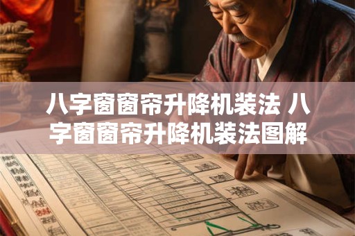 八字窗窗帘升降机装法 八字窗窗帘升降机装法图解