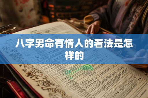 八字男命有情人的看法是怎样的
