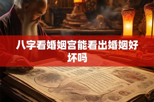 八字看婚姻宫能看出婚姻好坏吗 八字看婚姻宫能看出婚姻好坏吗