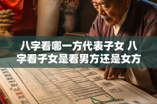 八字看哪一方代表子女 八字看子女是看男方还是女方