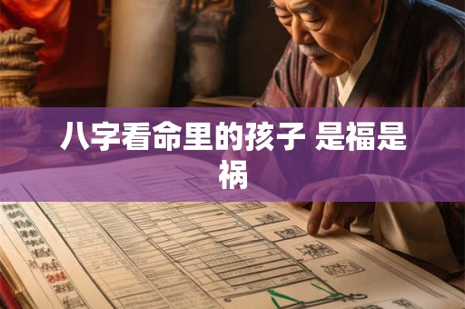 详细阅读:八字看命里的孩子 是福是祸 八字看命里的孩子 是福是祸