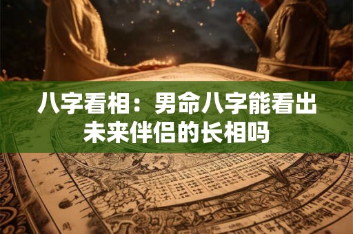 八字看相：男命八字能看出未来伴侣的长相吗