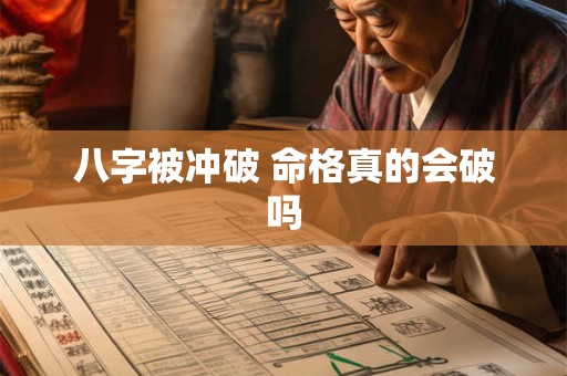 八字被冲破 命格真的会破吗
