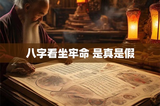 八字看坐牢命 是真是假