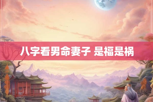 八字看男命妻子 是福是祸