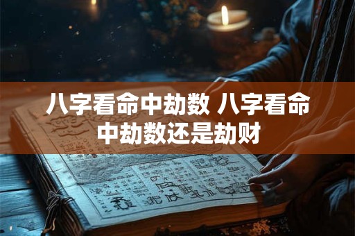 八字看命中劫数 八字看命中劫数还是劫财