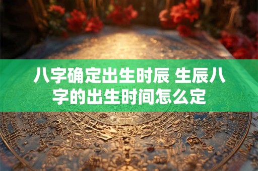 八字确定出生时辰 生辰八字的出生时间怎么定