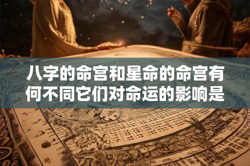 八字的命宫和星命的命宫有何不同它们对命运的影响是否一致 八字的命宫和星命的命宫有何不同它们对命运的影响是否一致