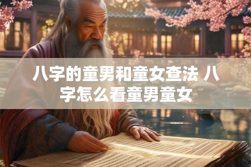 八字的童男和童女查法 八字怎么看童男童女
