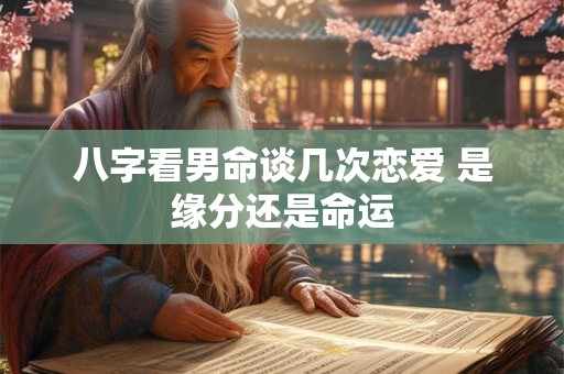 八字看男命谈几次恋爱 是缘分还是命运