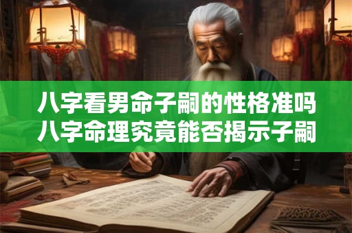 八字看男命子嗣的性格准吗八字命理究竟能否揭示子嗣的性格特征