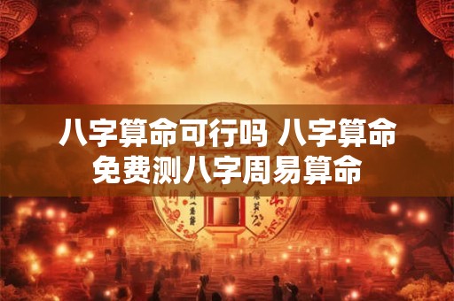 八字算命可行吗 八字算命免费测八字周易算命