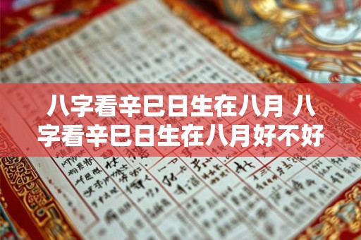 八字看辛巳日生在八月 八字看辛巳日生在八月好不好