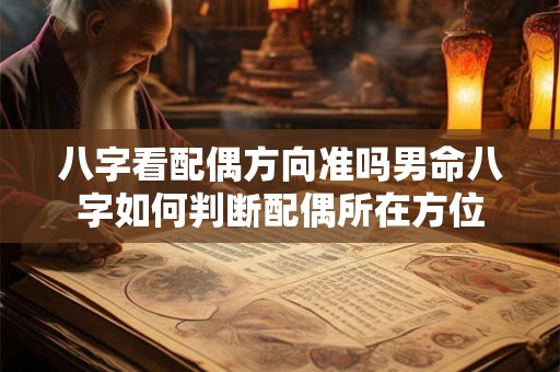 八字看配偶方向准吗男命八字如何判断配偶所在方位