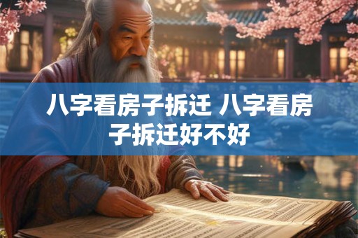 八字看房子拆迁 八字看房子拆迁好不好