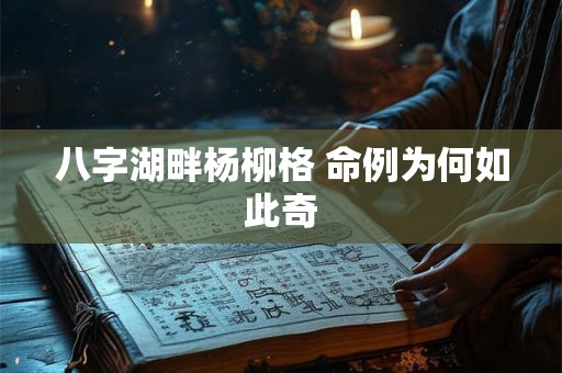 八字湖畔杨柳格 命例为何如此奇 八字湖畔杨柳格 命例为何如此奇