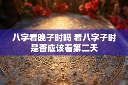 八字看晚子时吗 看八字子时是否应该看第二天