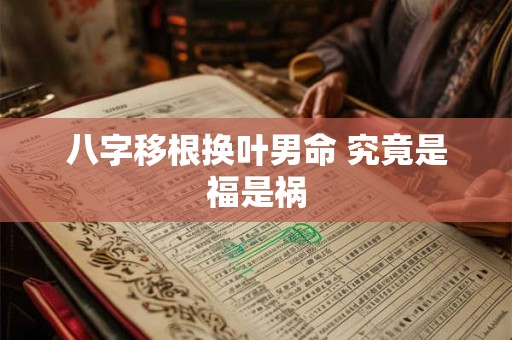 八字移根换叶男命 究竟是福是祸