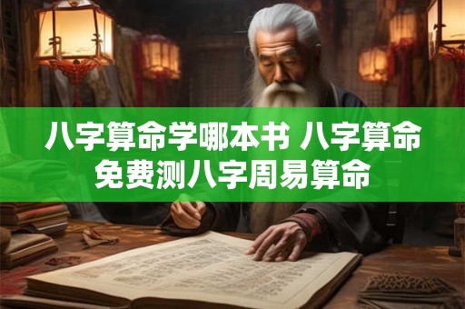 八字算命学哪本书 八字算命免费测八字周易算命