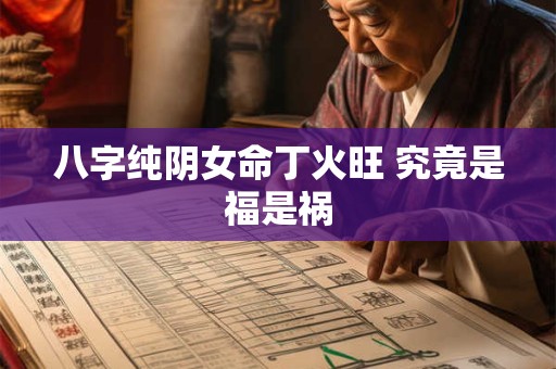 八字纯阴女命丁火旺 究竟是福是祸