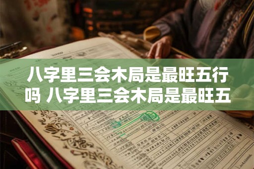八字里三会木局是最旺五行吗 八字里三会木局是最旺五行吗为什么