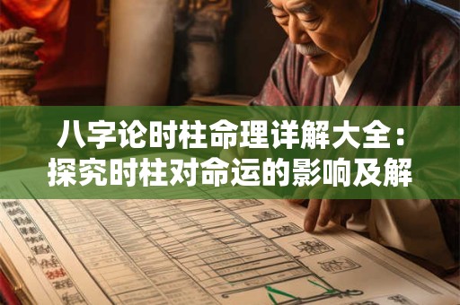 八字论时柱命理详解大全：探究时柱对命运的影响及解读方法