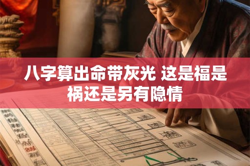 八字算出命带灰光 这是福是祸还是另有隐情