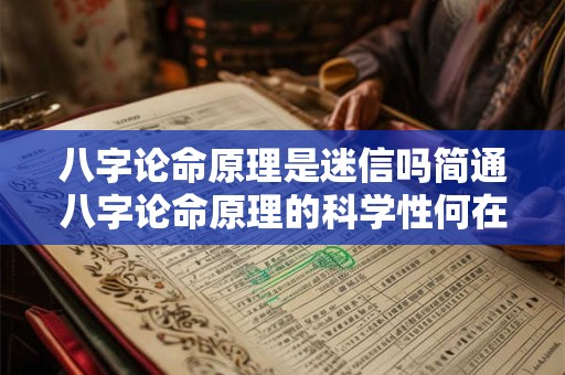 八字论命原理是迷信吗简通八字论命原理的科学性何在